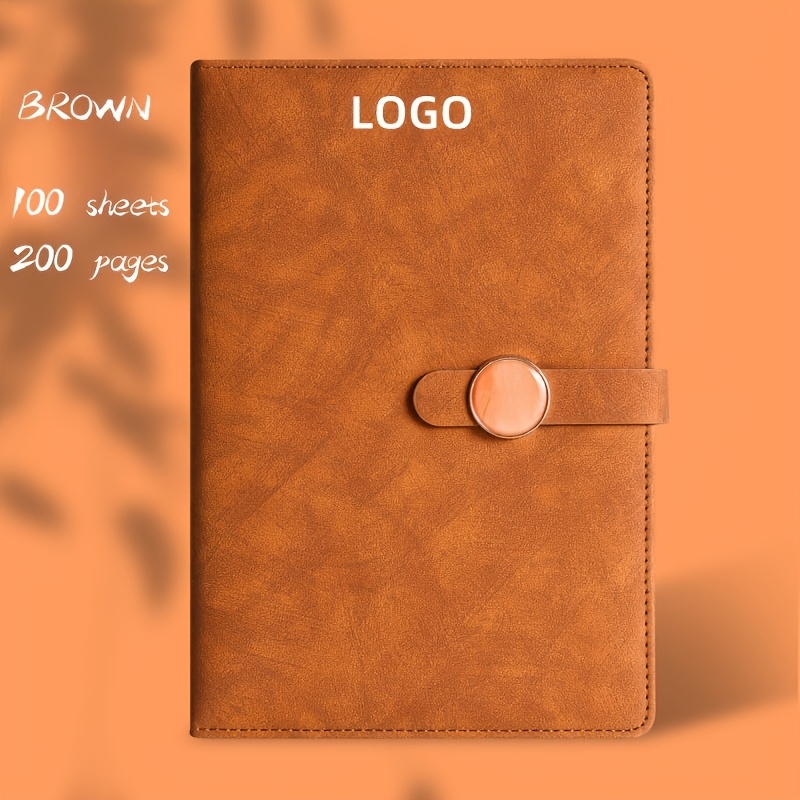 Custom A5 Faux Leather Password Notebook Gift Set