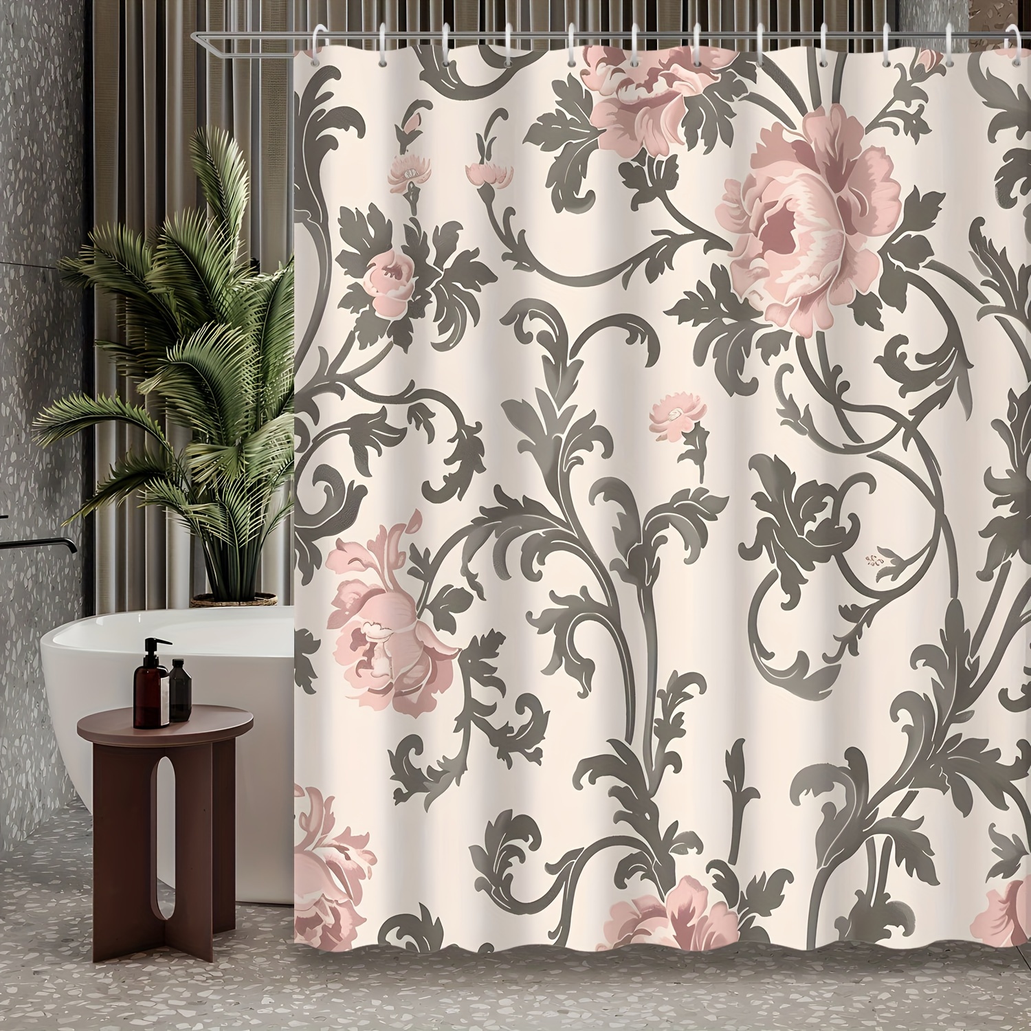 

Shower Curtain: Decorate Bathroom , Curtain A Pattern And For