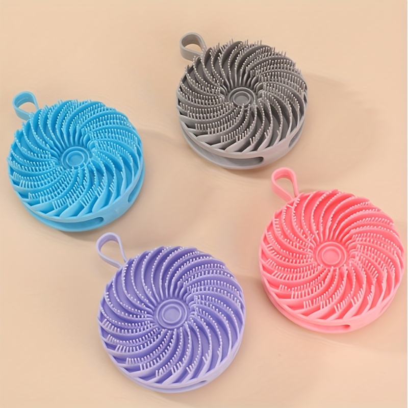 bathroom bath brush comfortable bathing and shaving magic wand double sided shower head massage brush suitable for back and body cleaning brushes Product details 5