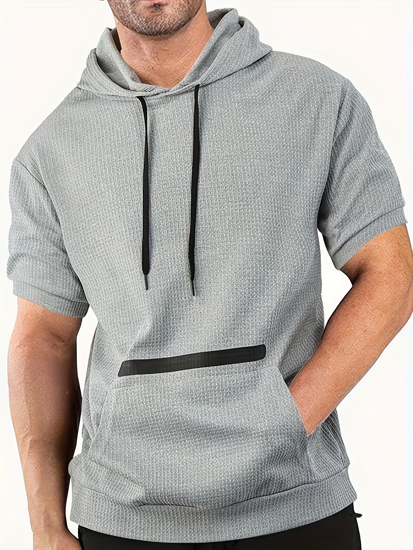 Summer Mens Light Sweatshirt Mens Linen Hoodie, Summer Hoodie