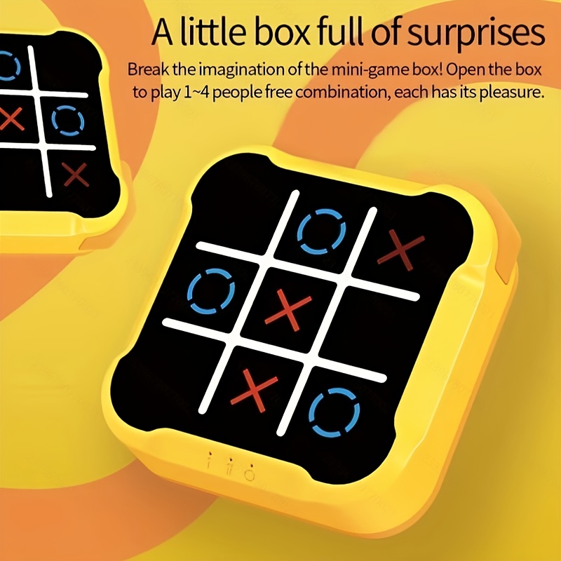 kids educational game machine tic tac toe portable outdoor interactive toy creative challenge fun educational tool for enhancing thinking and strategy planning skills Product details 4