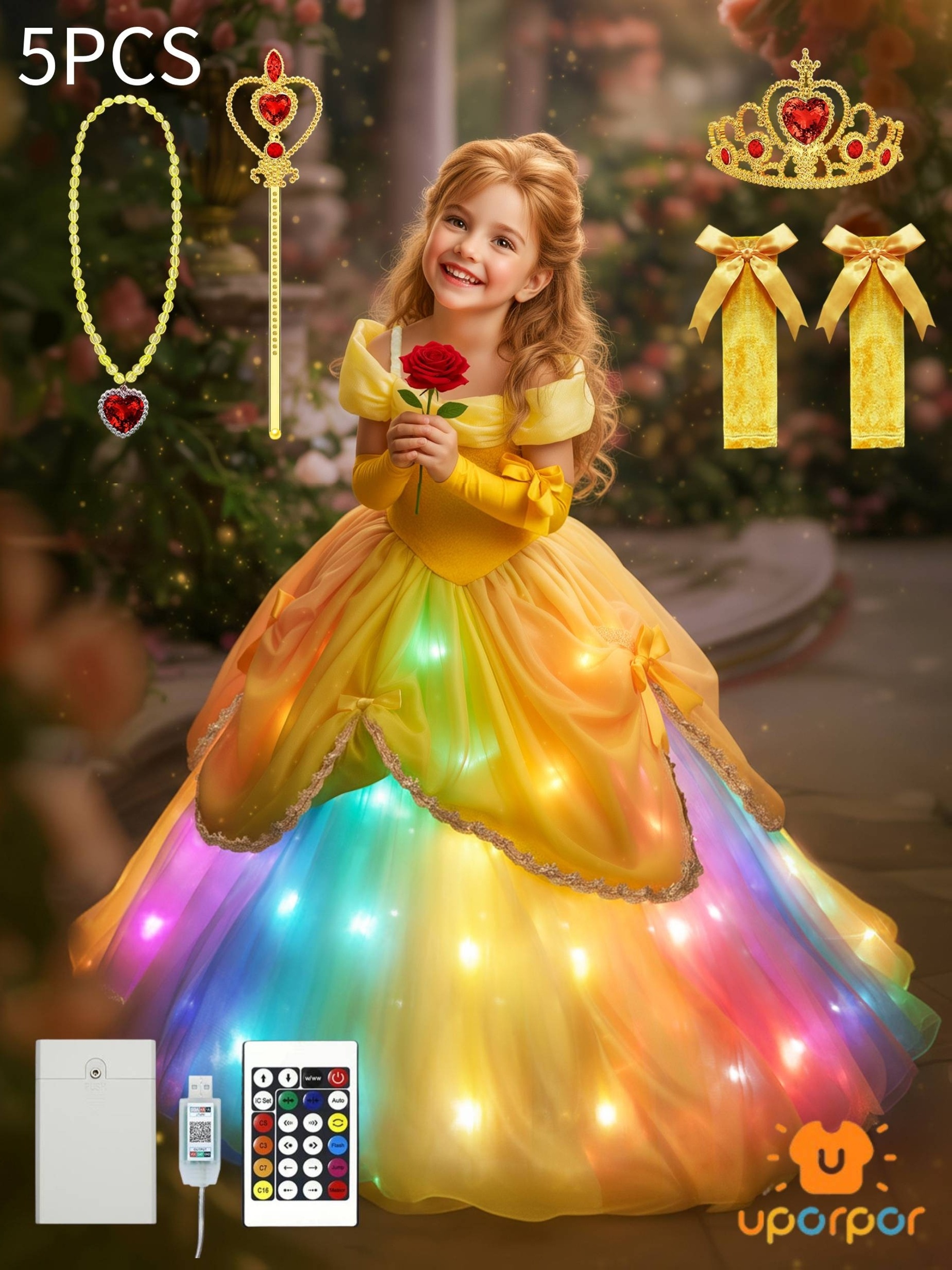 strapless open back dress Narcissus Fairy Princess Dress main image 0