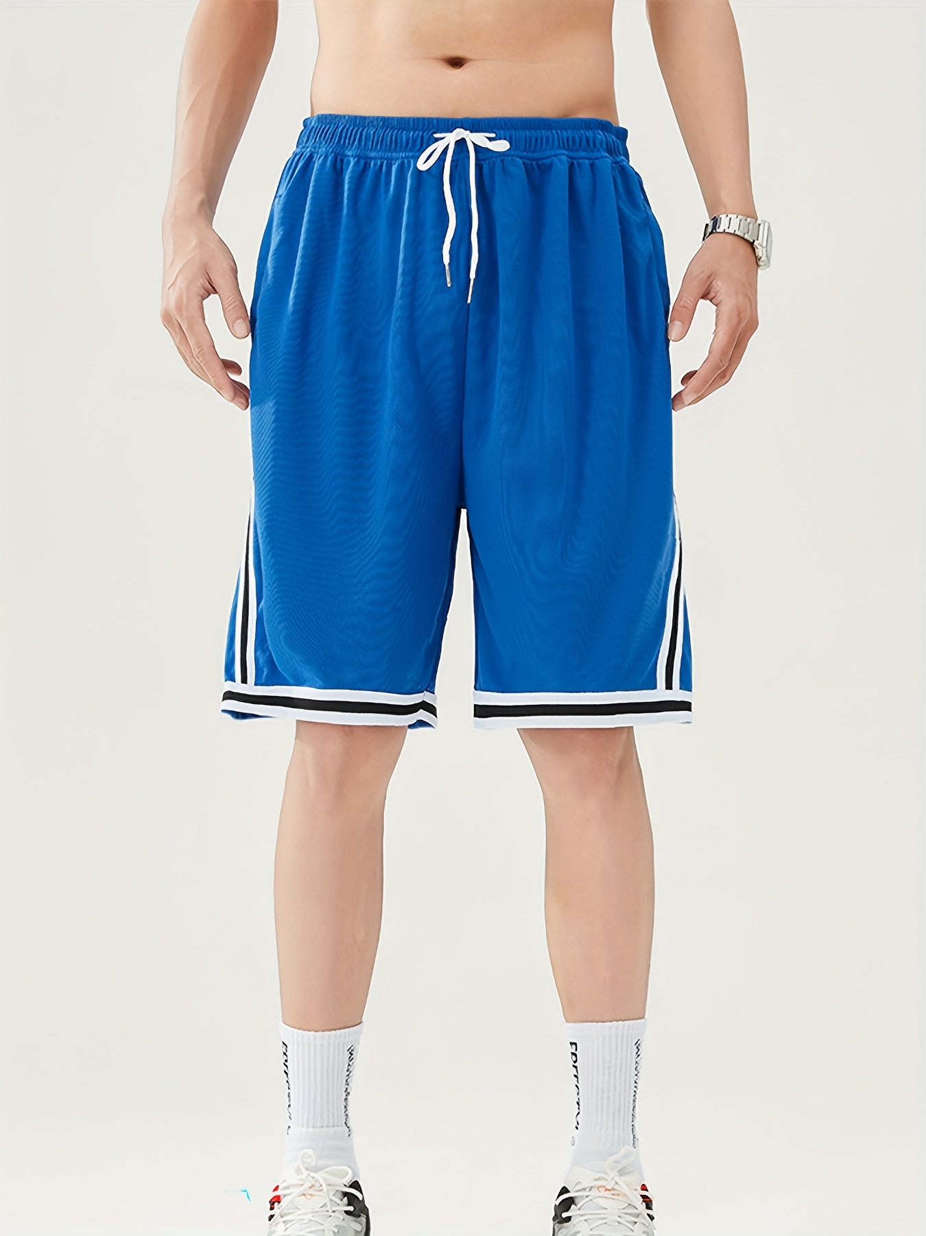 mens royal blue athletic shorts basketball Temu - Main Image