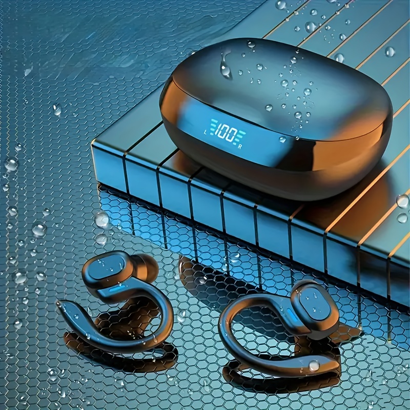 2025 AI Real-Time Translation Earbuds | 144 Languages Support, LED Power Display, Type-C Charging, Touch Control, Voice Noise Cancellation & Open Ear Design |Compatible with All Smartphones for Meetings Sports Travel Gaming - Sleek Gift-Ready Design