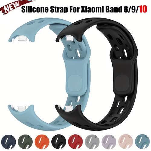 Cinturino In Silicone Per Xiaomi Mi Band 8 – Ricambio Colorato, Regolabile, Traspirante