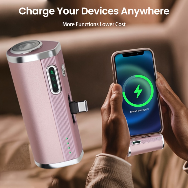 5000mah electric hand warmer mobile power bank 3pcs holiday and birthday gifts electric hand warmer 3 temperature settings 3 uses emergency lighting flashlight women men outdoor sports essentials Product details 3