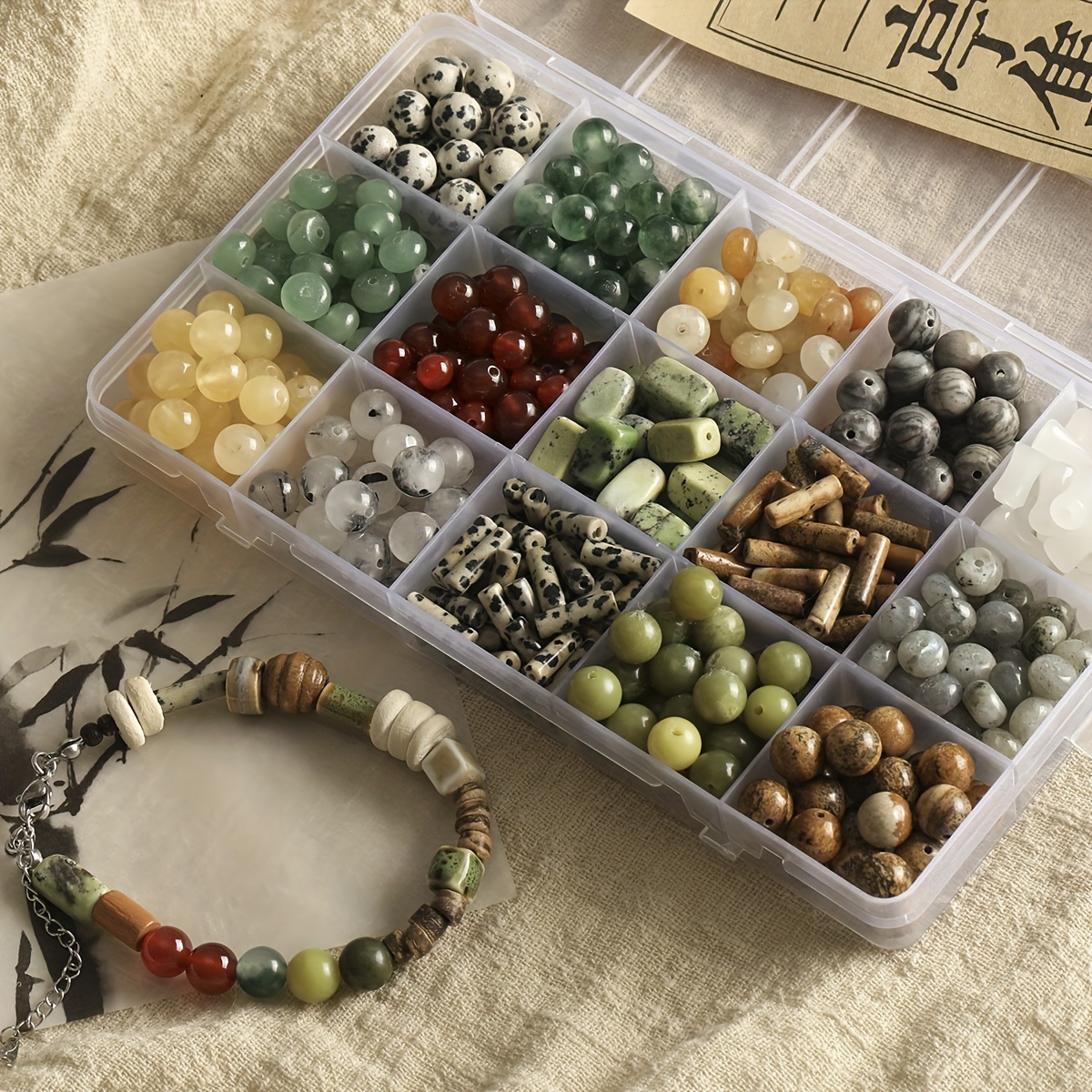 

16pcs Chinese Drop Package, For Bracelet Necklace Phone