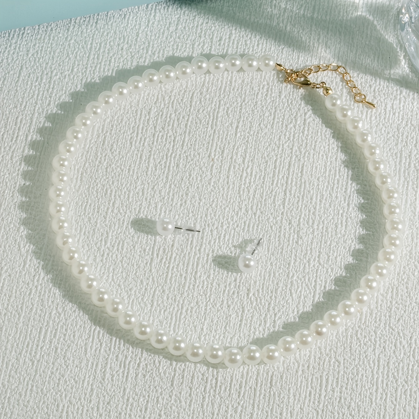 3pcs Simple Earrings and Adjustable Necklace Set, Elegant Fashion Accessories