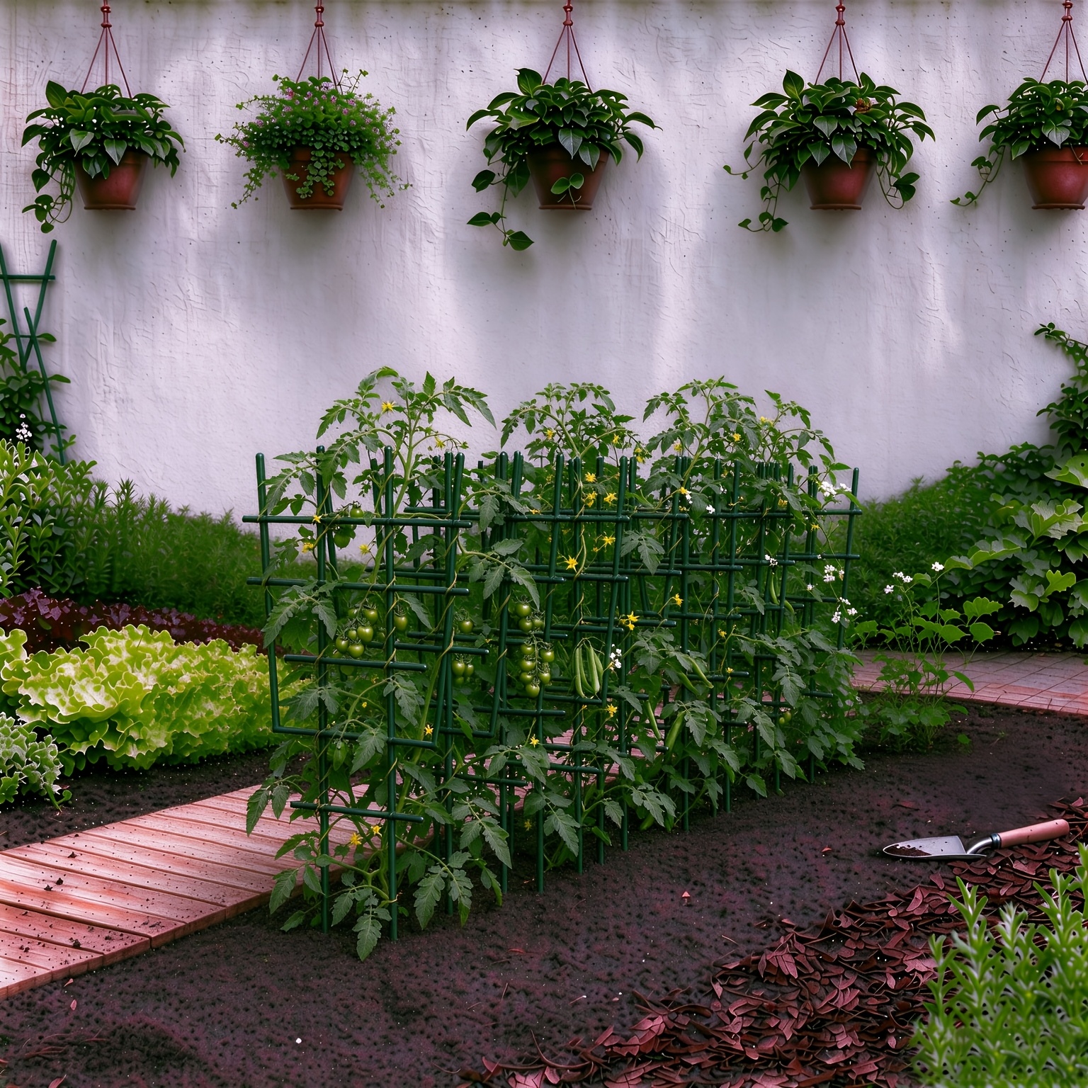 TEMU 10pcs Plant Climbing Support Stakes, Sturdy And Durable With Rust-resistant . Suitable For Supporting , Roses, Vegetables, Beans, Tomatoes,