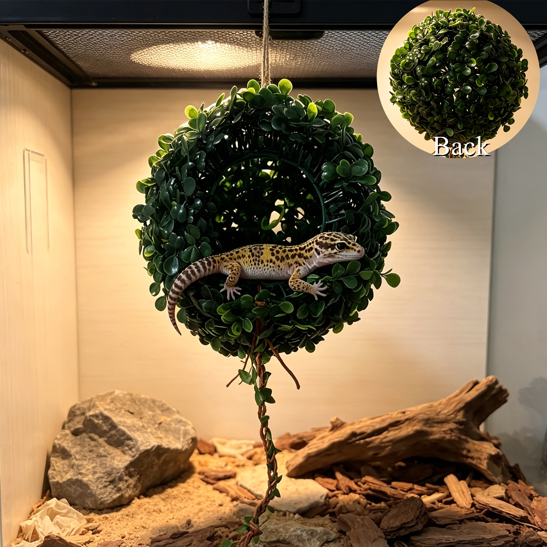 Artificial Grass Ball Hideout with Suction Cup