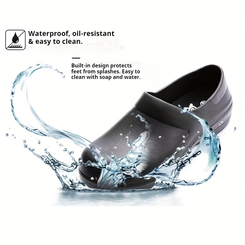 womens food service shoes healthcare shoes cleaning shoes rain shoes   nurse   shoes eva high quality wear resistant healthcare shoes for long standing lightweight comfortable 1pc design business shoes large size 35 Product details 2