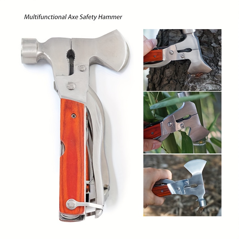 Multifunctional Stainless Steel Hammer Axe Lifesaving Hammer - Temu