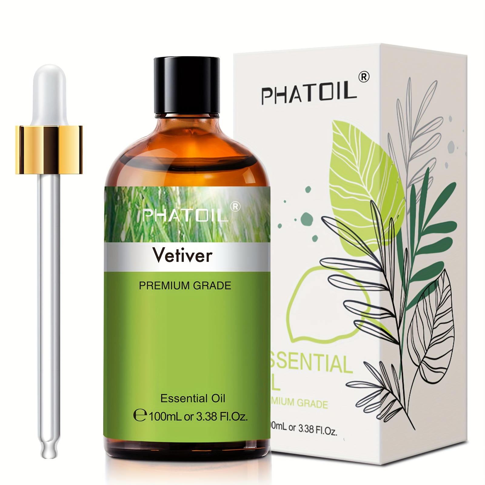 Phatoil 1pc 100ml/3.38fl.oz Essential Oils For Diffusers Humidifiers Candle Making
