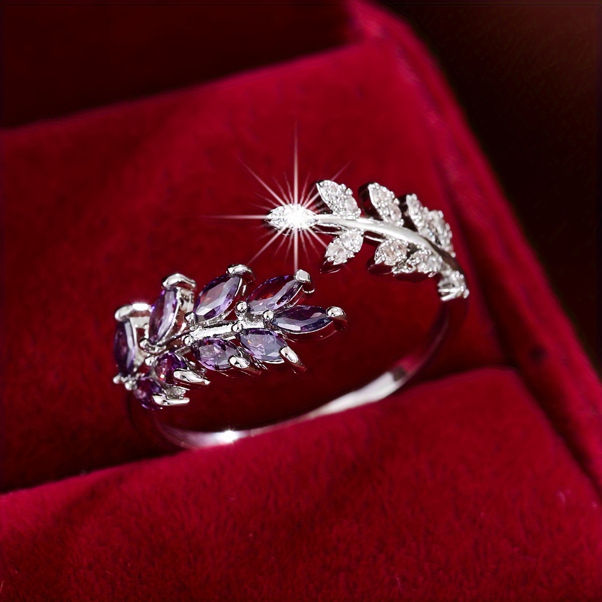 Women's Elegant Wheat Ear Design Ring, Pastoral Style