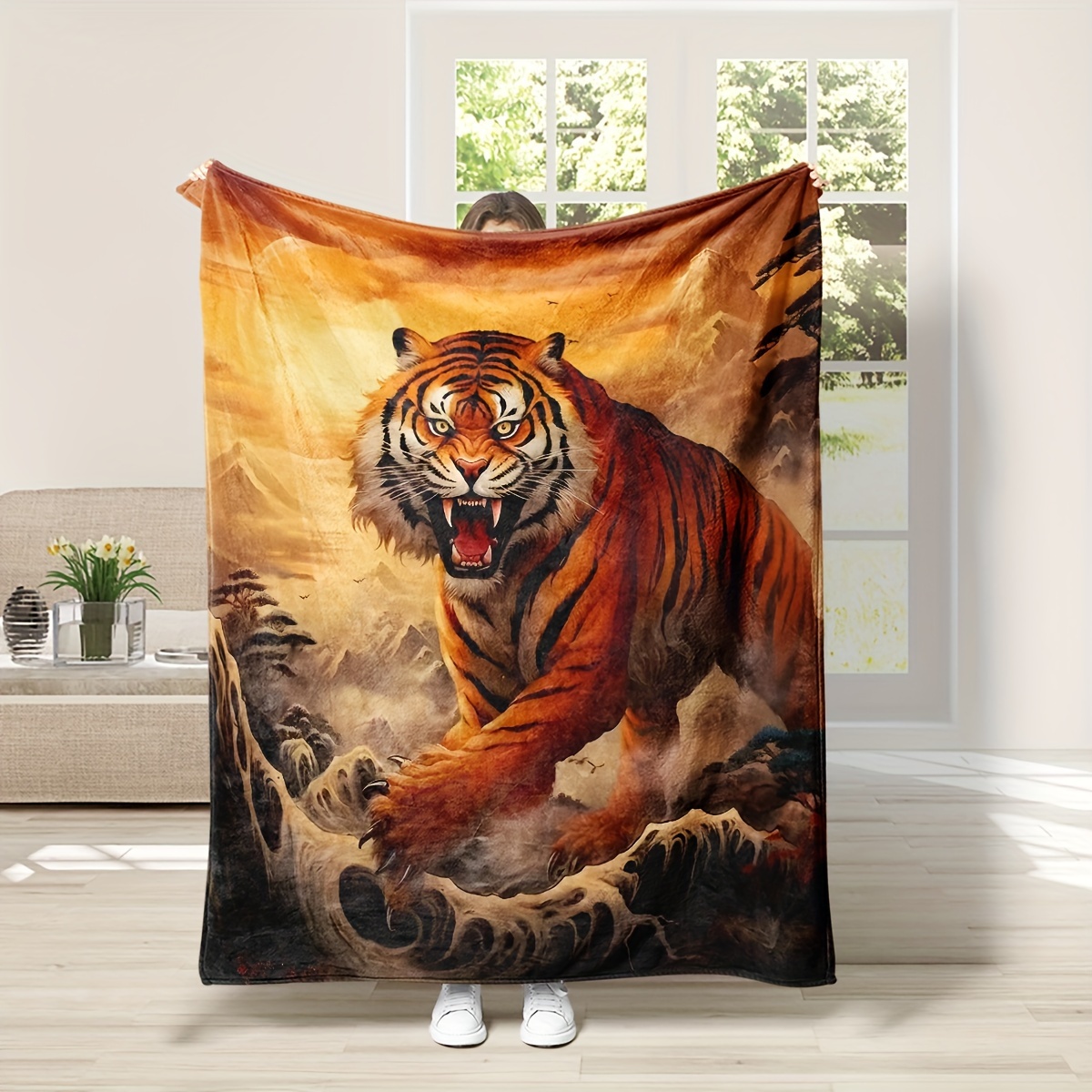 Tiger Blanket - Temu Canada