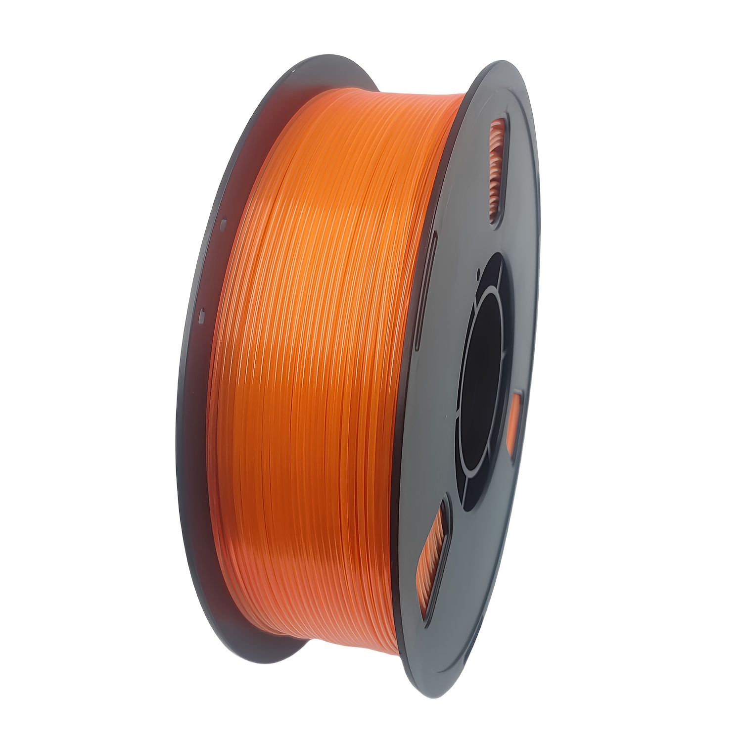 1.75mm Clear Petg 3d Printing Filament, High Orange, 1kg Per Reel, 2.2lbs Per Spool - Ideal For 3d Printing Projects, Lightweight & Smooth Textur