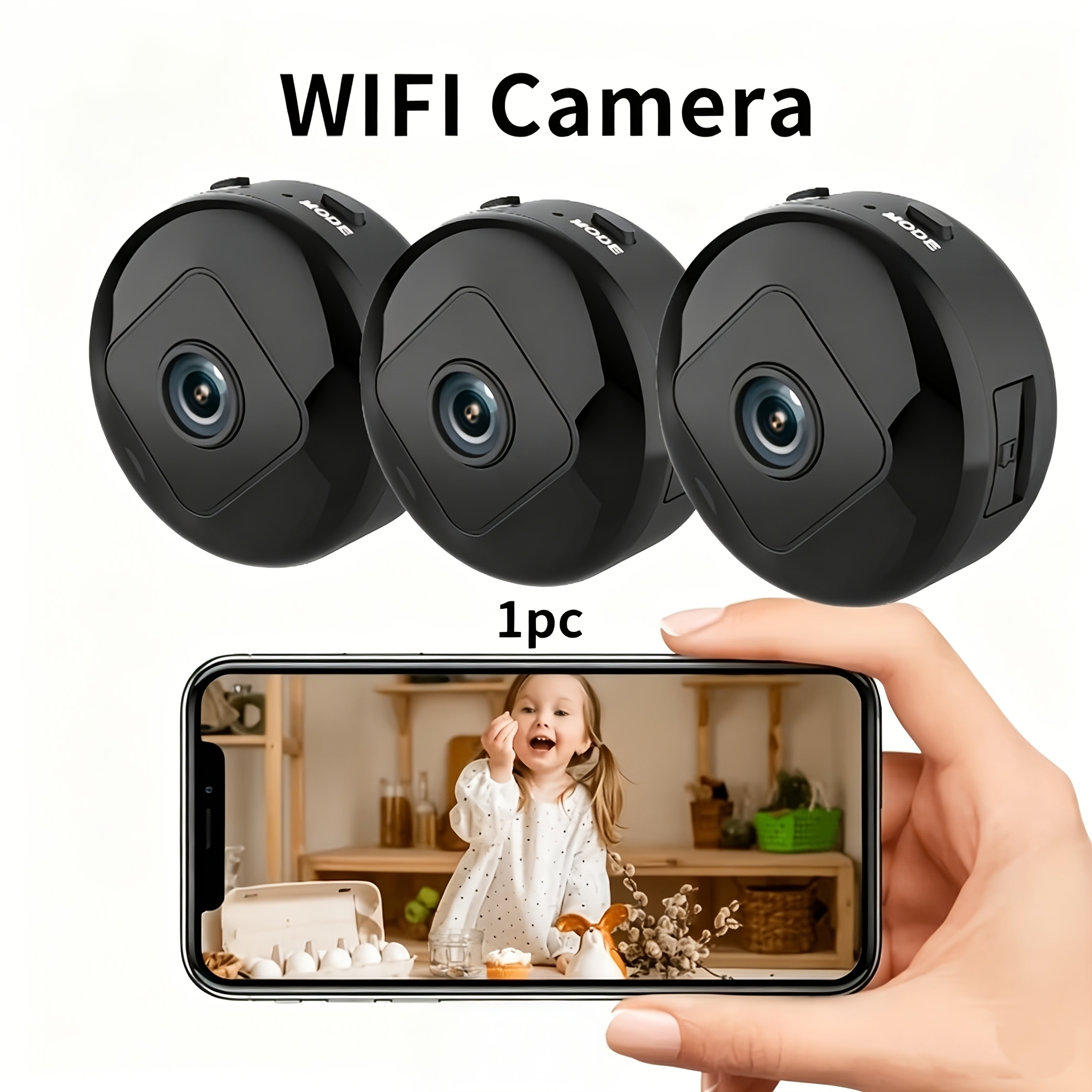Mini Telecamera WiFi 1080p Per Casa – Piccolissima, Si Connette Al 2.4 GHz E Funziona Come Webcam IP - 3