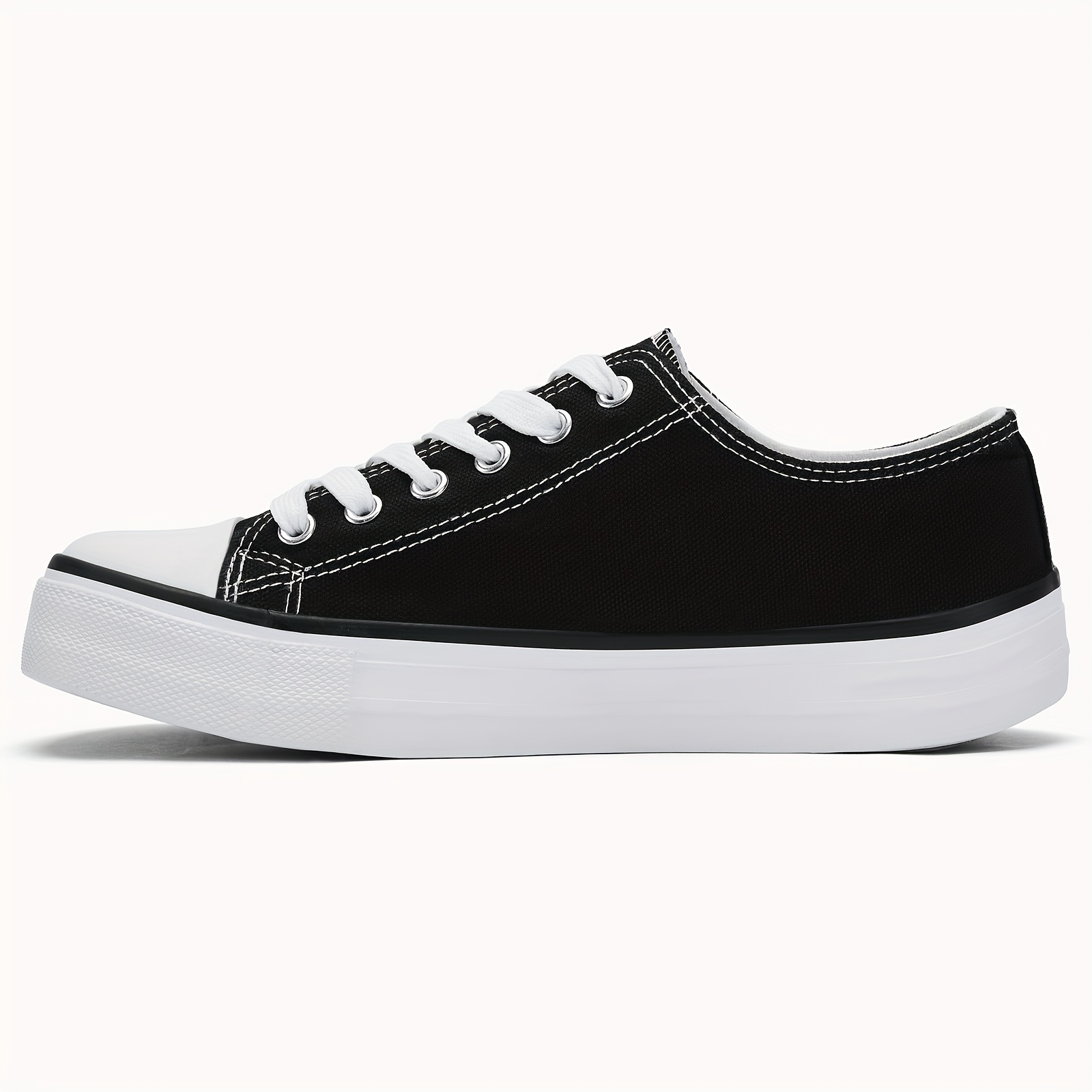 ladies black sneakers sold on Temu United States