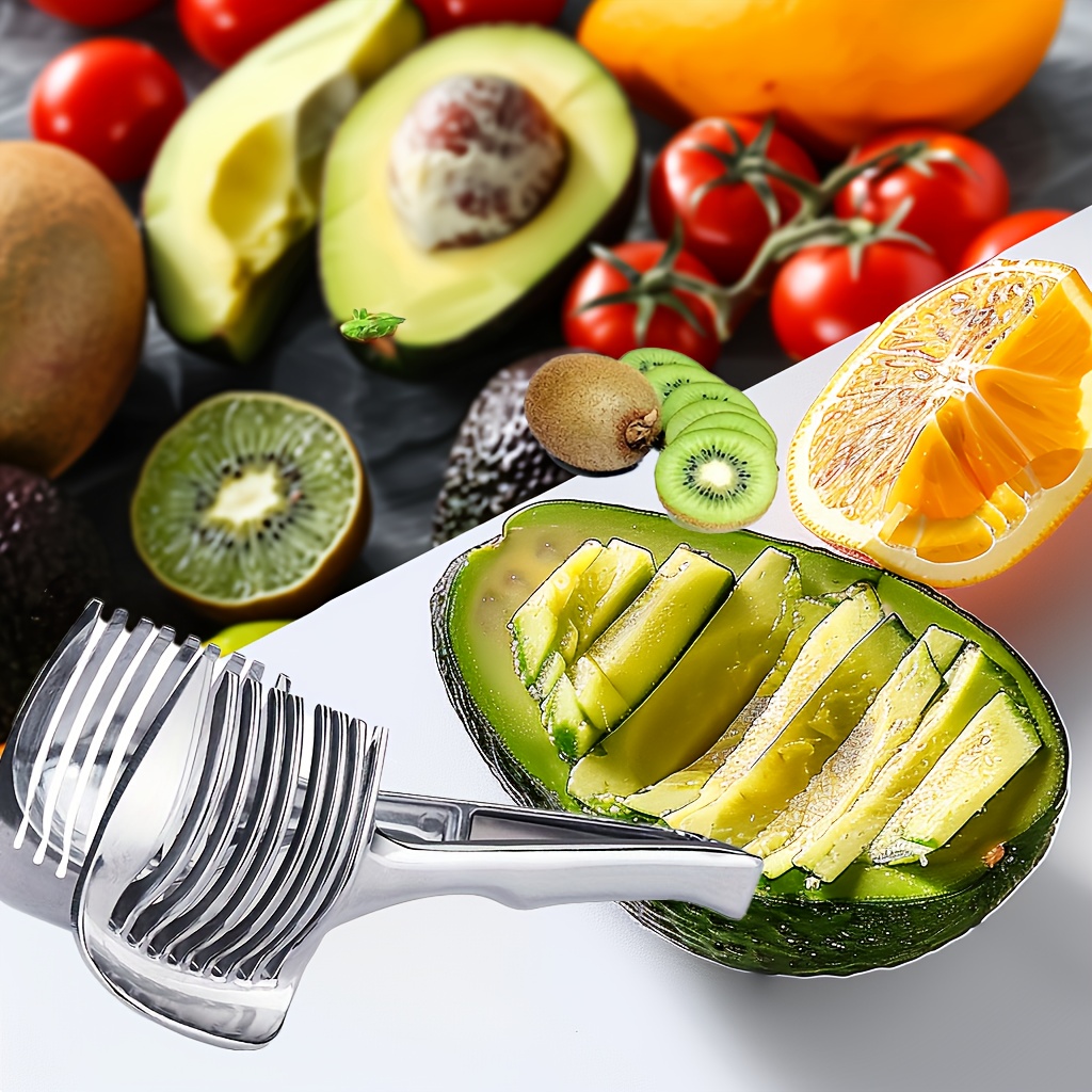 

With This Stainless Steel Kitchen Utensil, You Can Tomatoes, Avocados, , And !