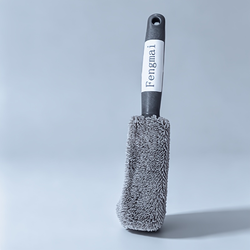 TEMU Fengmai Car Tire And Interior Cleaning Brush, Narrow Dust Removal Brush, Tire Cleaning Brush For Deep Mud Removal Without Damaging The Tire