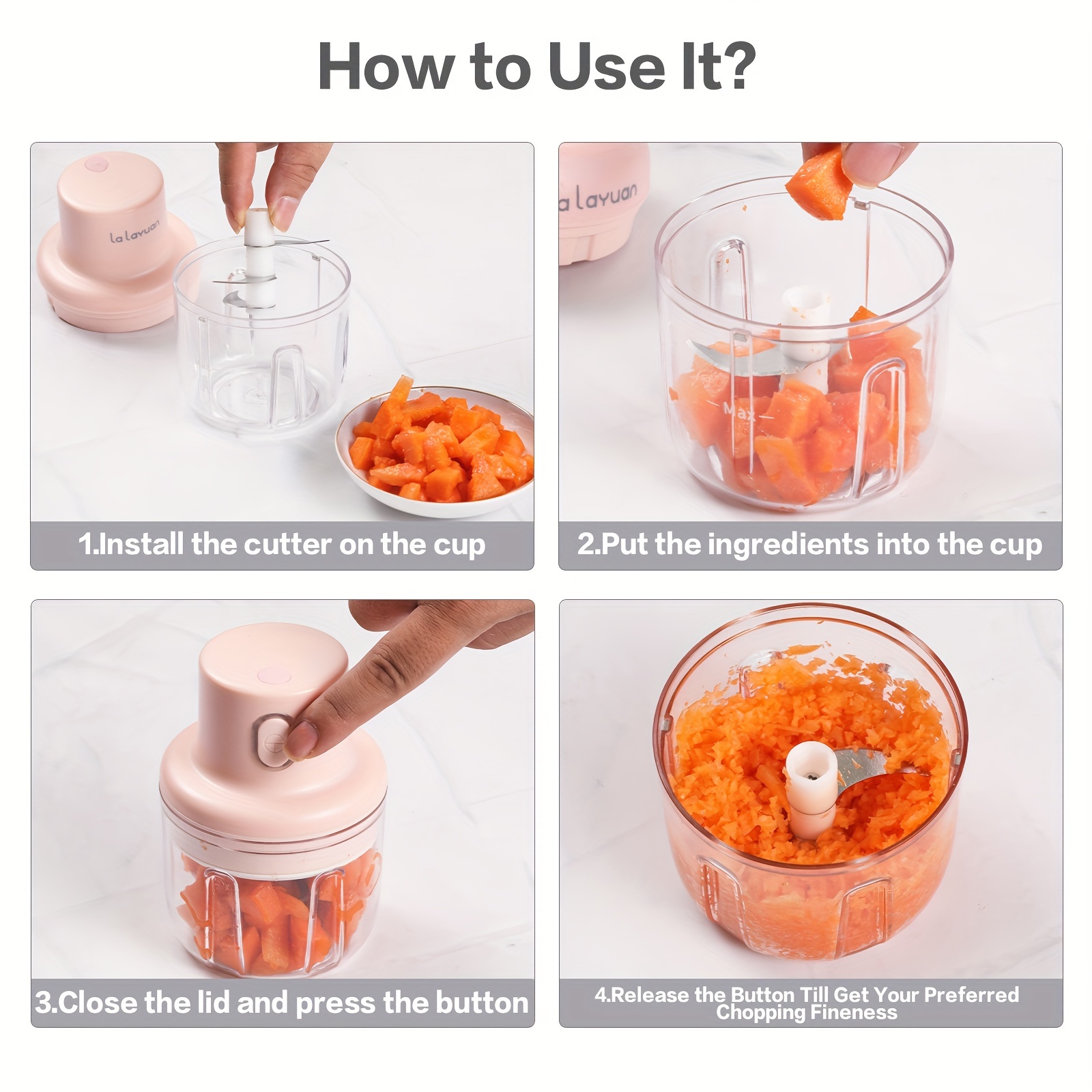 electric garlic chopper 250ml usb charging mini food processor electric food chopper garlic mincer chili crusher portable garlic slicer for salad onion carrot tomato slicer vegetable mincer cutter for ginger meat grinder for   prep Product details 5