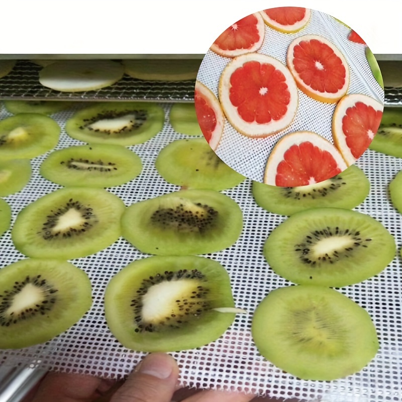 

6pcs/12pcs Drying Mat, Food Fruit Silicone Drying Mat, Resistant Drying Round Silicone Mat, Steaming Net, Dehydration Drying Mat