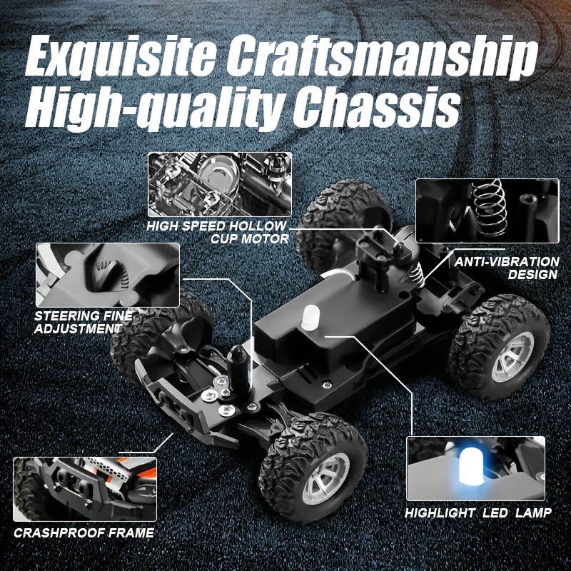 1: 32 Scale Remote Control Cars, RC Cars Maximum Speed 20 Km/h, 2.4Ghz High Speed All Terrain Off Load Electric Toy Cars, Kids RC Cars For Boys And Girls Christmas Halloween Thanksgiving Gifts!