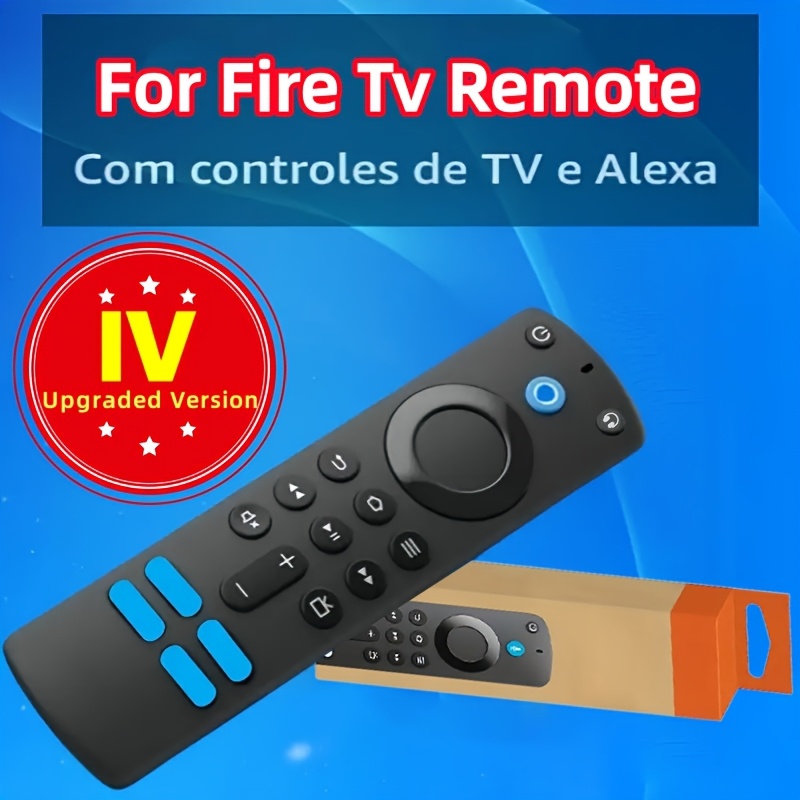 TEMU [voice-controlled Tv Remote Control]supports Fire Tv Remote, Alexa Remote Control, Backlit Buttons And Tv Controls, Compatible With Fire Tv