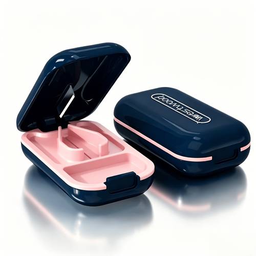 1pc travel portable medicine cutter portable sealed mini medicine in cutter and pill box