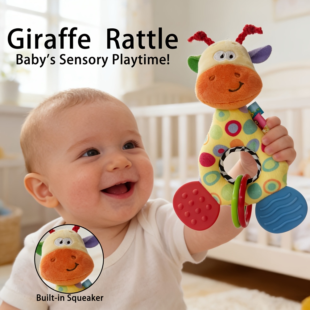 Children's Handheld Rattle Wind Chime Baby Grab Training Toy