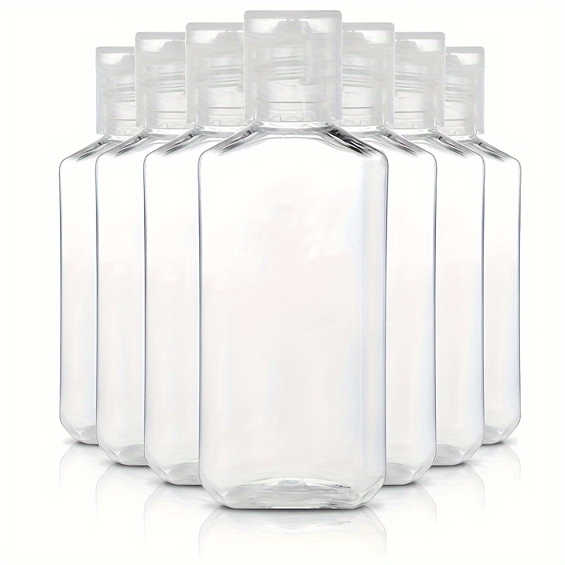 

10pcs 3.4oz Clear Plastic Squeeze Bottles With Flip Caps - Leakproof Travel Containers For Shampoo, Lotion, Soap & More - Fragrance-free