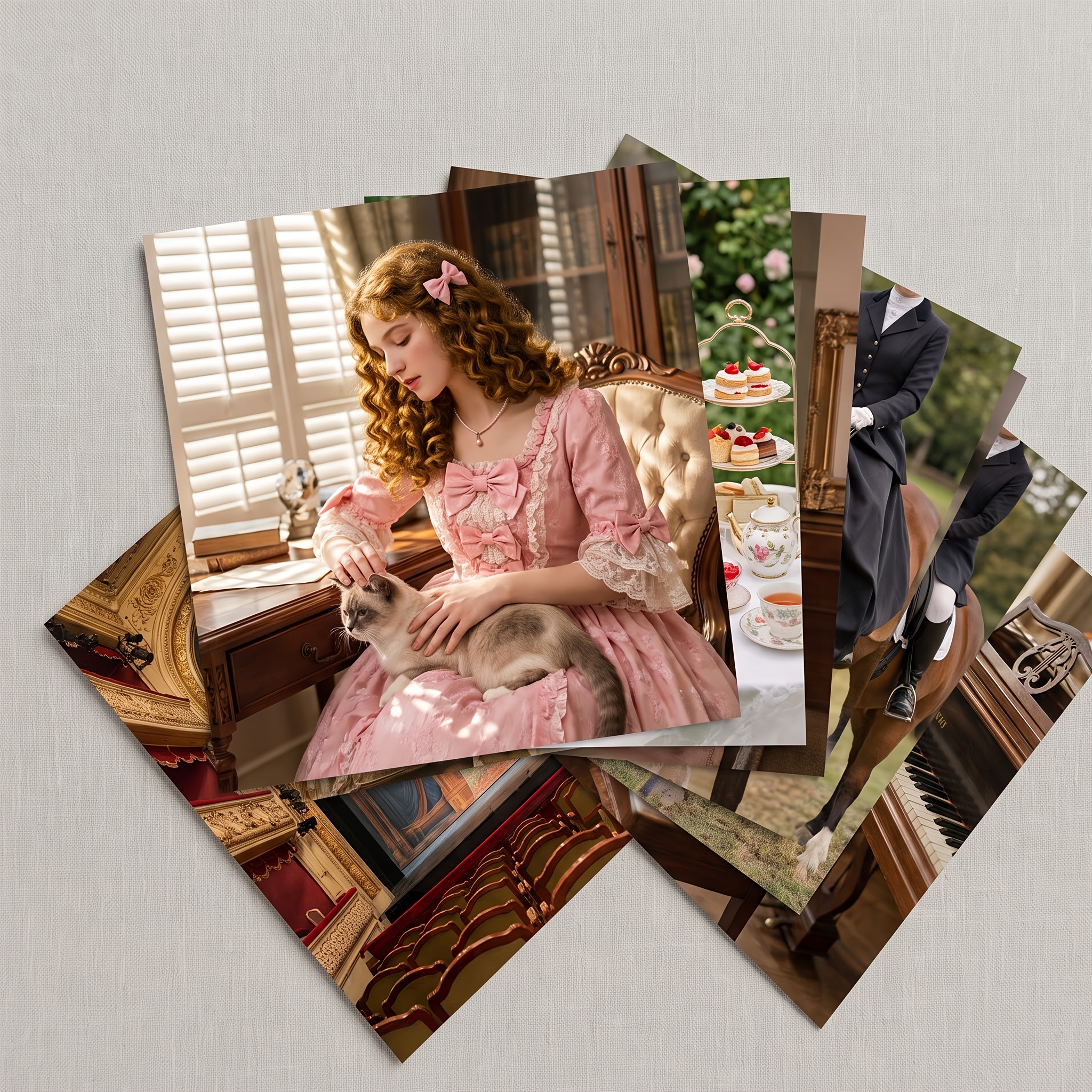 TEMU 10 Sheets - Custom 5/6/7 Inch Photo Prints, Premium Personalized Picture Printing And Stamping, Aesthetic Family Portrait Couple Best Friend
