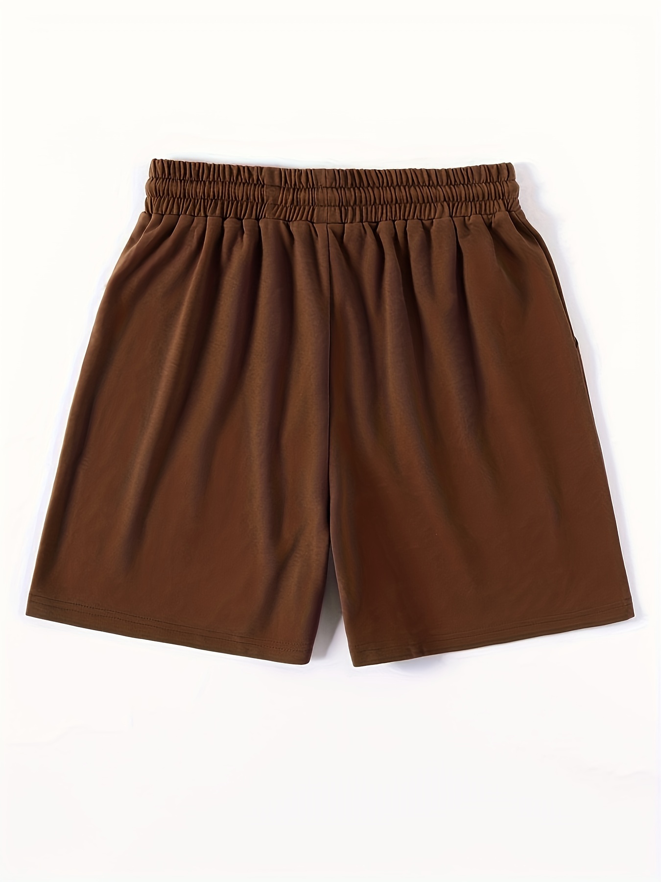 Men's Plus Size Graphic Print Casual Shorts - Bold Lettering & Edgy Design, Elastic Drawstring Waistband, Regular Fit, Hand Wash Only, Everyday Clothing, Streetwear Style, Nontransparent Fabric, PLUS SIZE