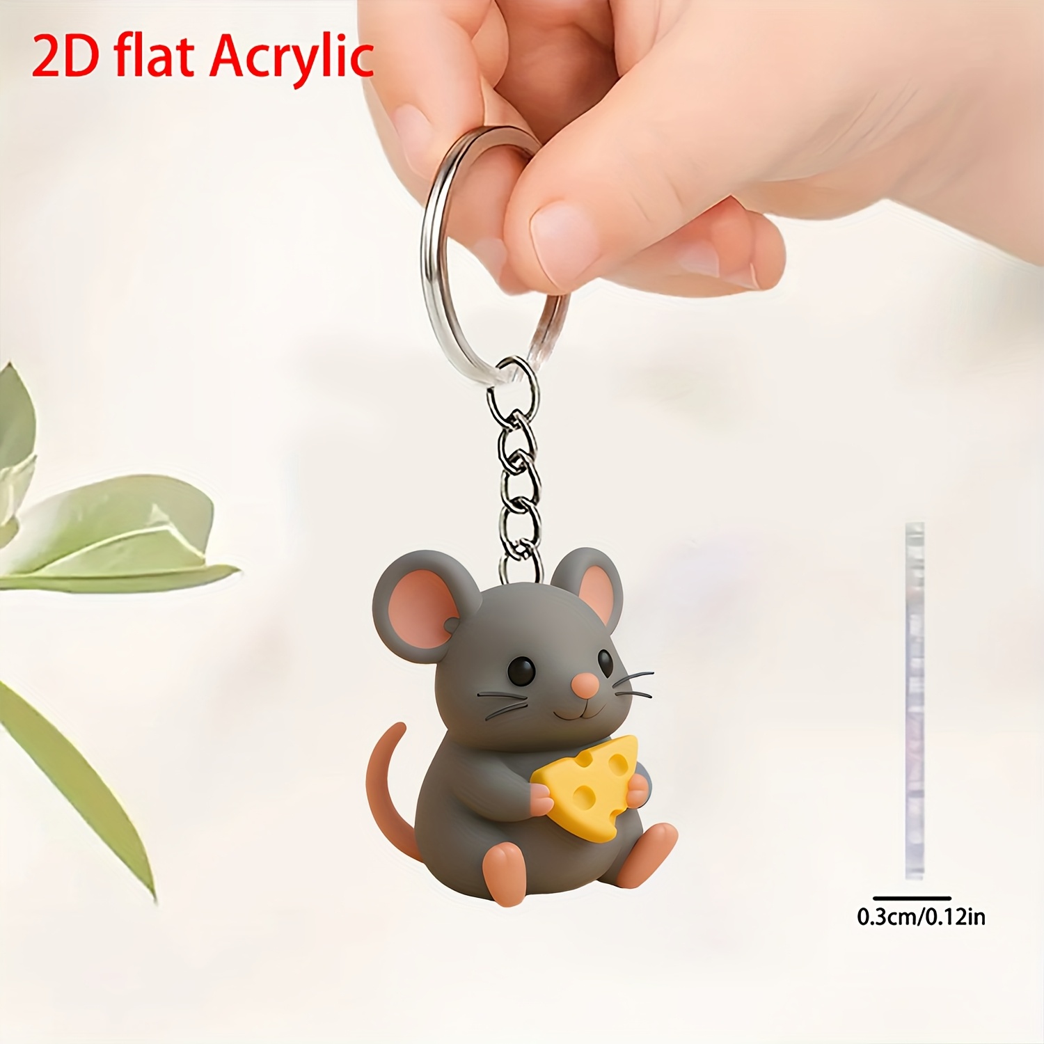 rat keychain sold on Temu United States