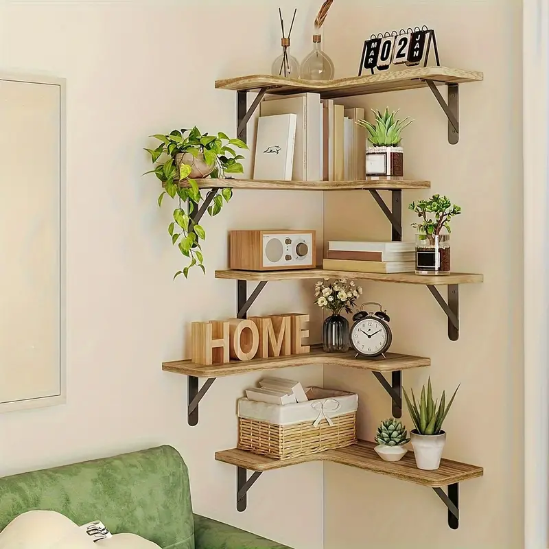 Corner Wall Shelving Practical and Stylish Solutions