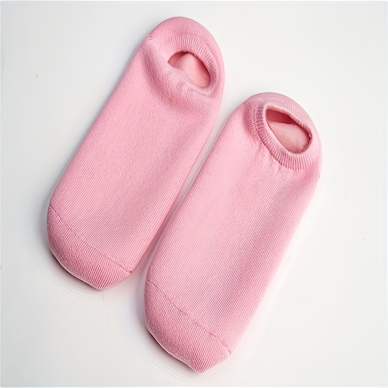 

Chaussettes Gélifiées Hydratantes pour Femmes Élégantes - Douces, Anti-Gercures et Réparation de Rugueuse, Design Cartoon, Mélange Polyester/Spandex, Lavables à