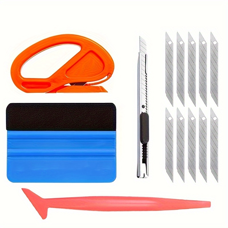 

5in1 Car Film Vinyl Squeegee Scraper Install Tuck Wrapping Application Kits
