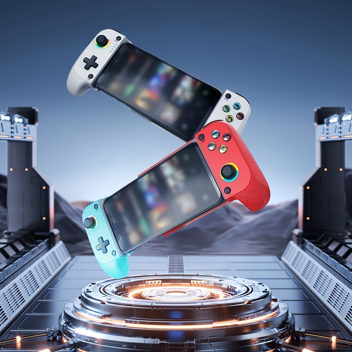 

Wireless Mobile Gaming /android, Phone Controller Support Phone Case, Analog Trigger, Joystick For Ios Android