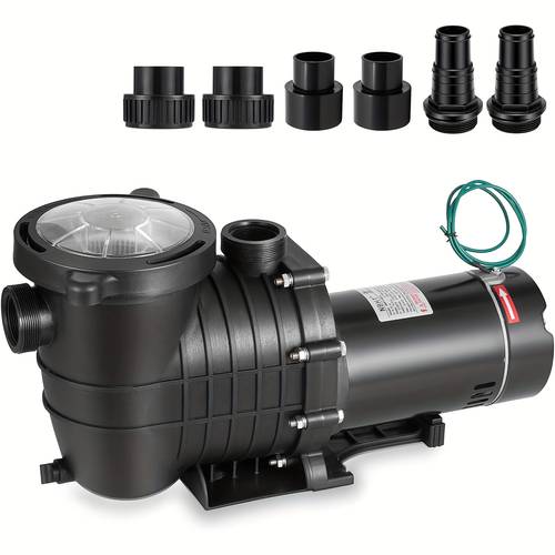 2 1 5 swimming pool pump dual voltage 115 230v pool pump 108 gpm above ground pool pump large strainer basket 2pcs 1 1 2npt connectors
