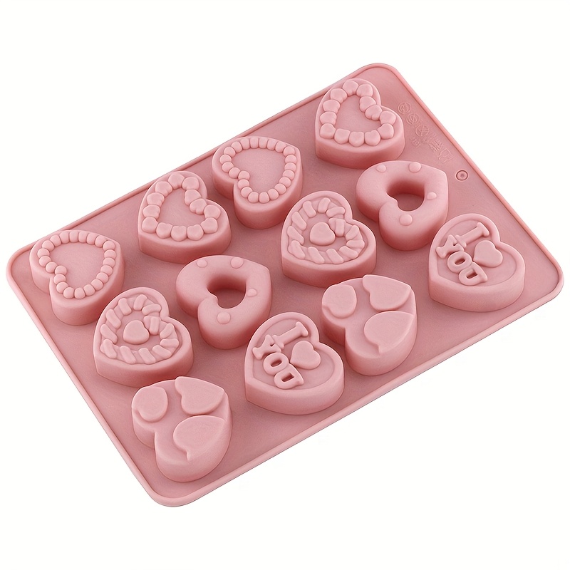 Heart-shaped Silicone Cake Mold Valentine's Day Heart-shaped Baking Cake Mold 1pc