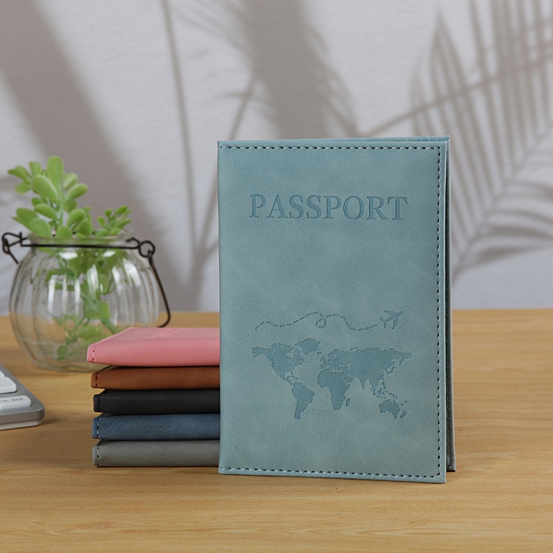 1pc Simple Passport Holder, Convenient Passport Case