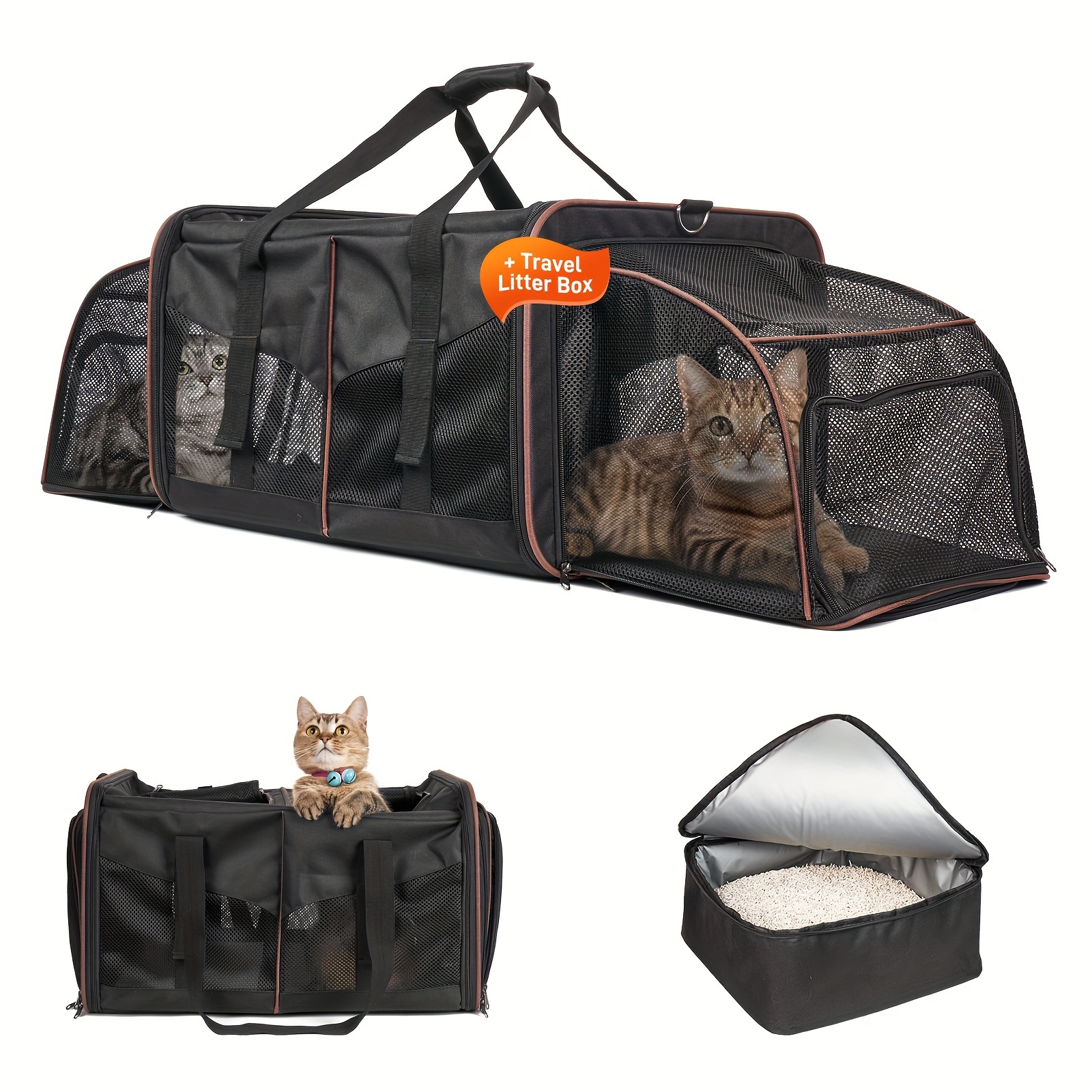 cat carrier for 2 cats