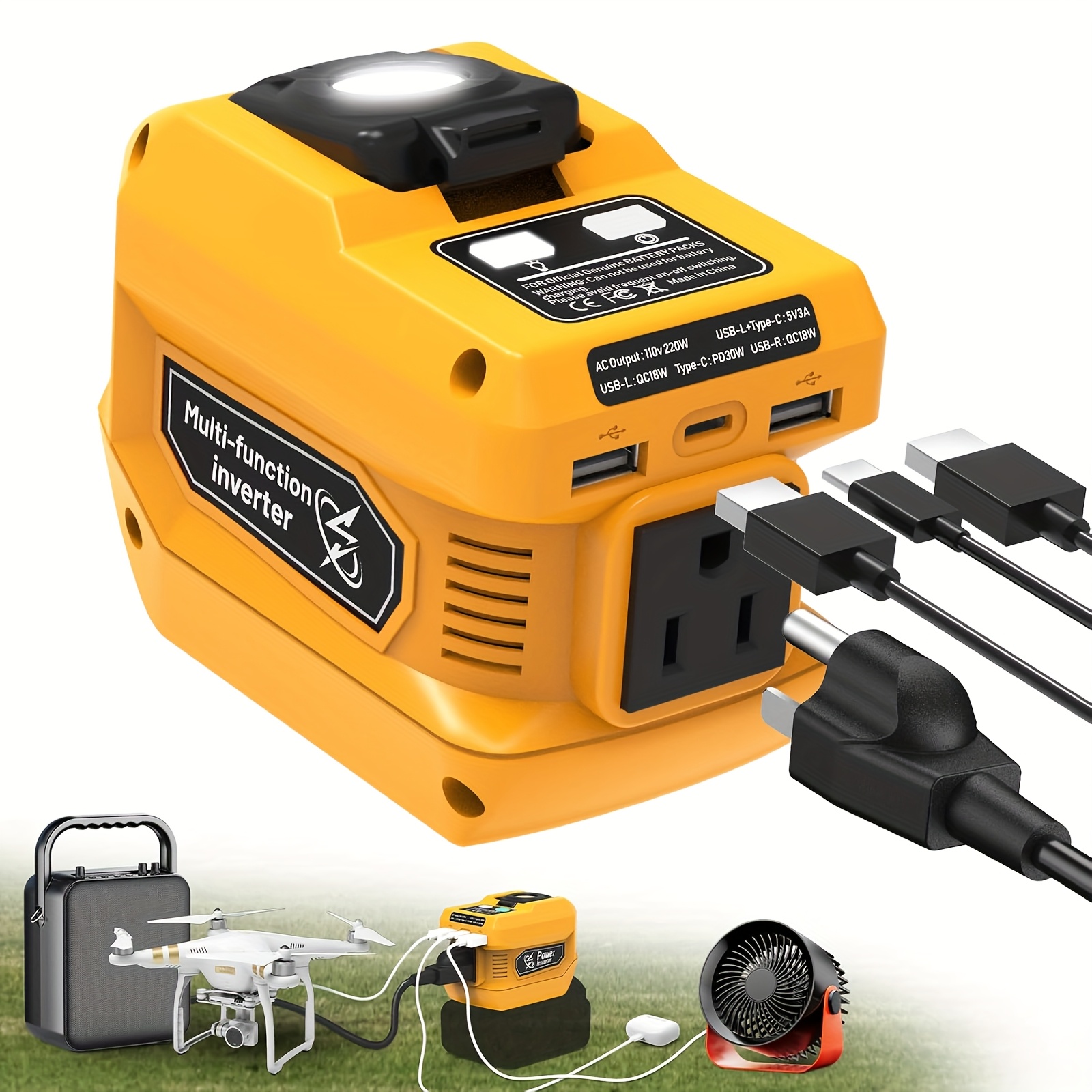 DW18ML BATTERY ADAPTER Converter For DeWalt 18V/20V Li-ion Battery To
