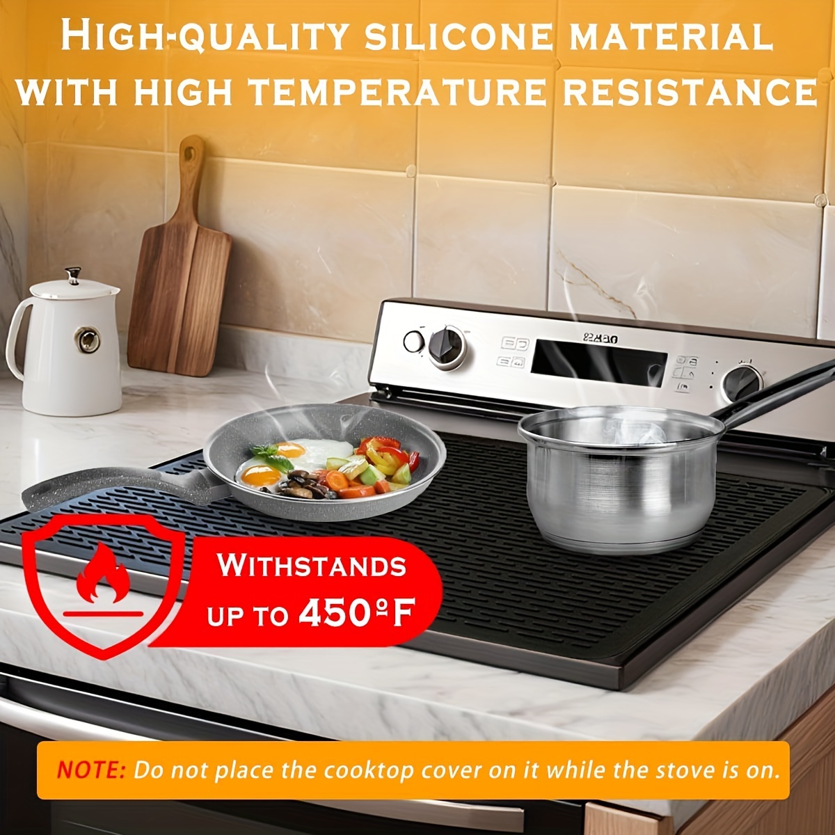 Solo Stove Cover Silicone Stove Cover Heat Resistant Mat For