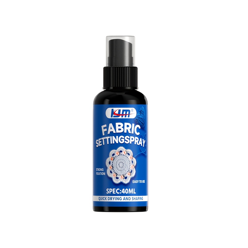 TEMU Spray de fixation pour tissu crocheté, fixateur pour de tissage main, coiffant hydratant à séchage rapide, aide à maintenir et tridimensionnelle