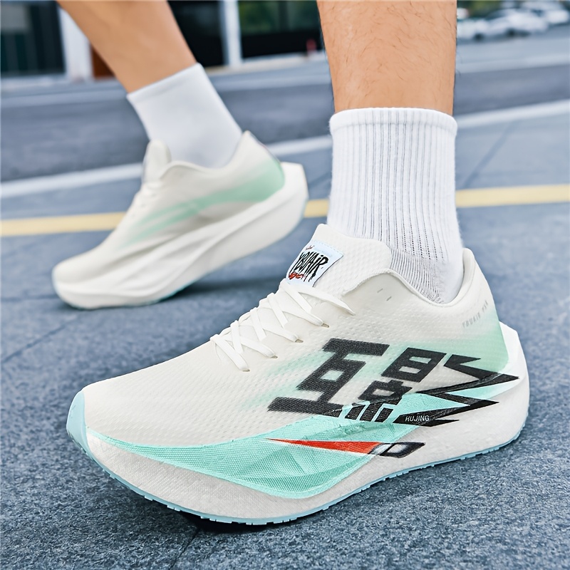 PB6.0 Carbon Plate Running Shoes for Men, Outdoor True Explosion Soft Sole Physical Test Training Shoes, Couple's Marathon Jogging Shoes for Women