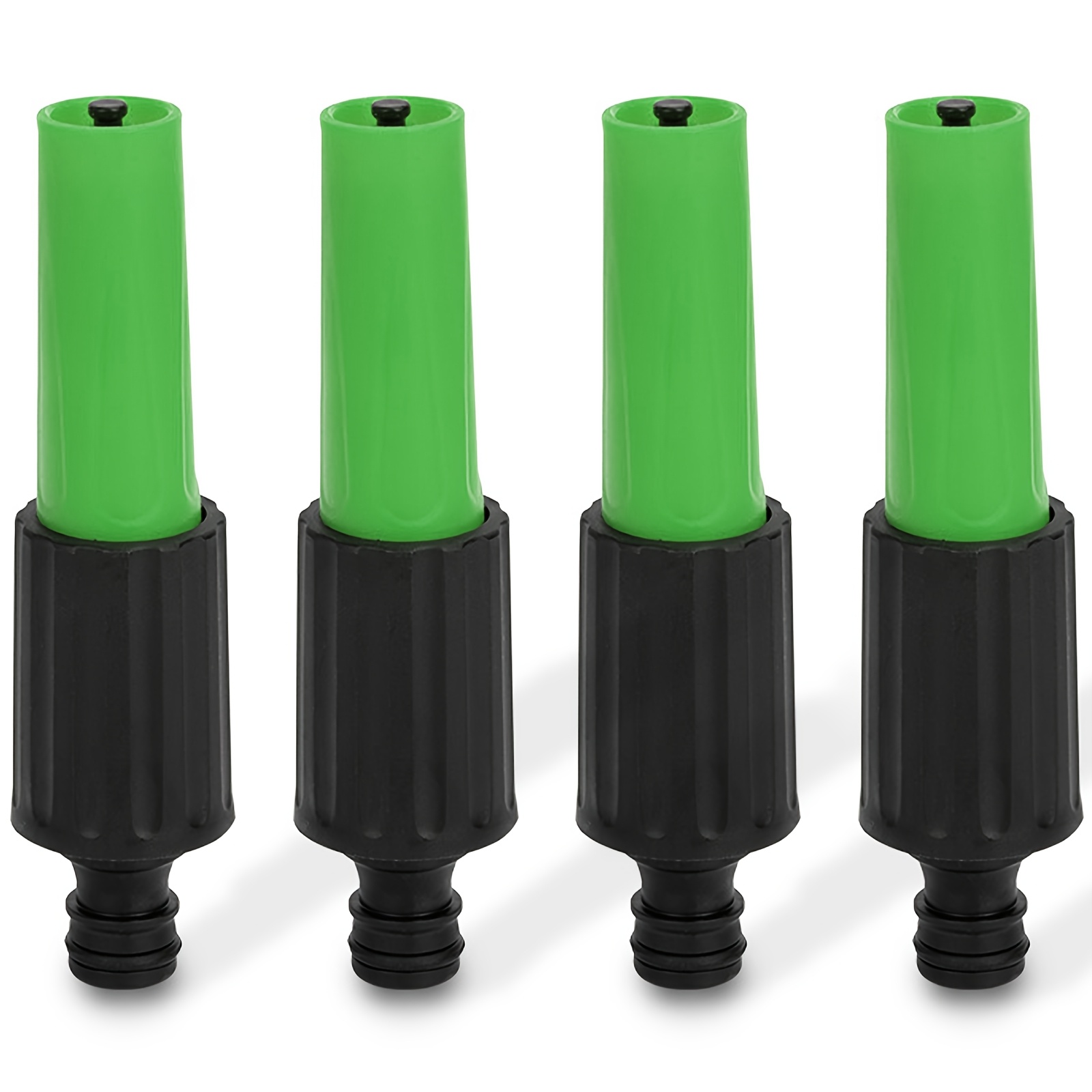 Image of 4pcs Hose Nozzles, Hose Pipe Nozzle, Garden Hose Nozzles & Spray Guns, Garden Hose Gun To Adjust , For Watering Plant, Lawn, Garden, Car Washing, Showering Pet