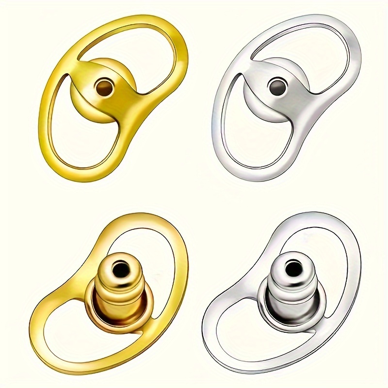 2 Pair Earring Lifters, Hypoallergenic Earring Backs For Ears, Comfortable Type Big Earring Backs, Adjustable Earring Backs For Heavy Earrings