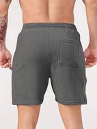 mens solid color corduroy shorts for summer casual leisure shorts