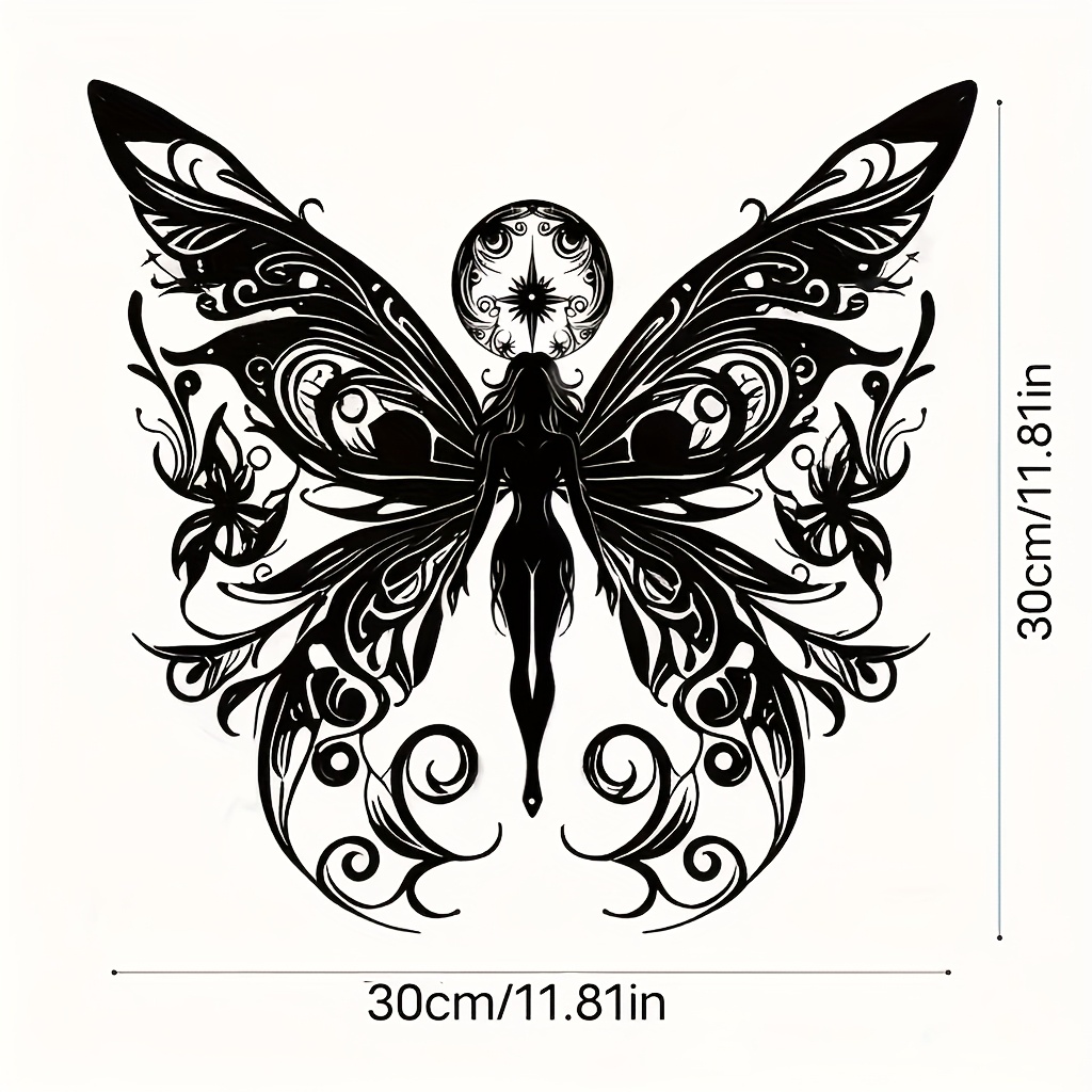 E-shop Sehr cooles großes Eisen-Tier - Art Deco Stil Metall Sprite Halb-bewusste Silhouette, -Themen Dekorativer Anhänger